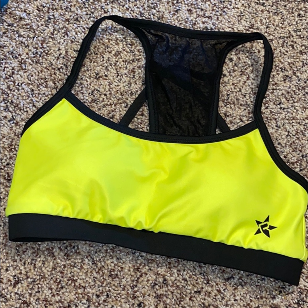 Rebel Athletic Neon Sports Bra